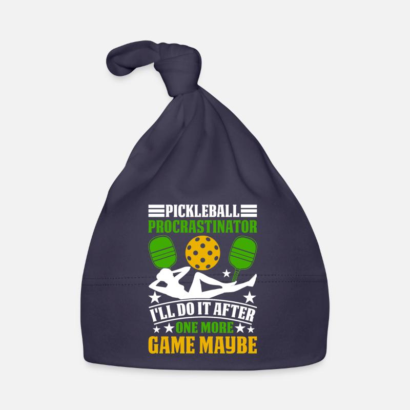 Pickleball Procrastinator - I Do It Afterwards Organic Baby Cap