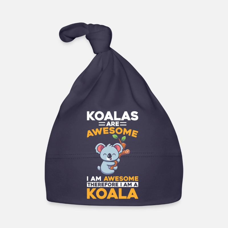 Koalas Are Awesome I Am A Koala Organic Baby Cap