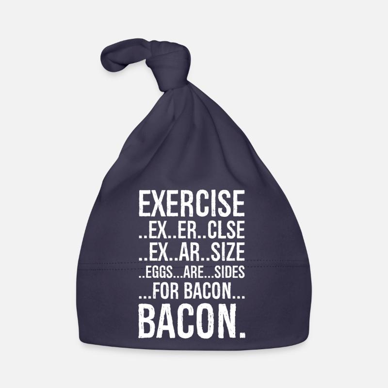 Exercise bacon Organic Baby Cap