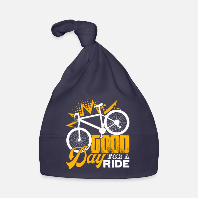 Bicycle Bicycle Good Day For A Ride Organic Baby Cap