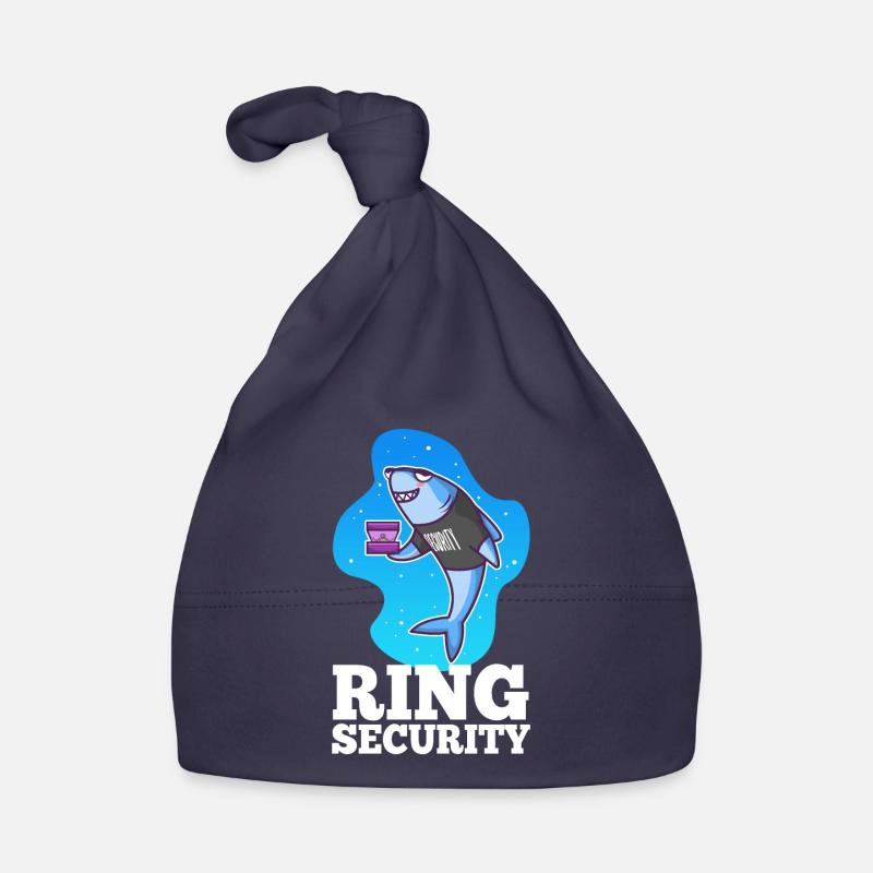 Ring Security Wedding - Baby Bio-Mütze - Navy