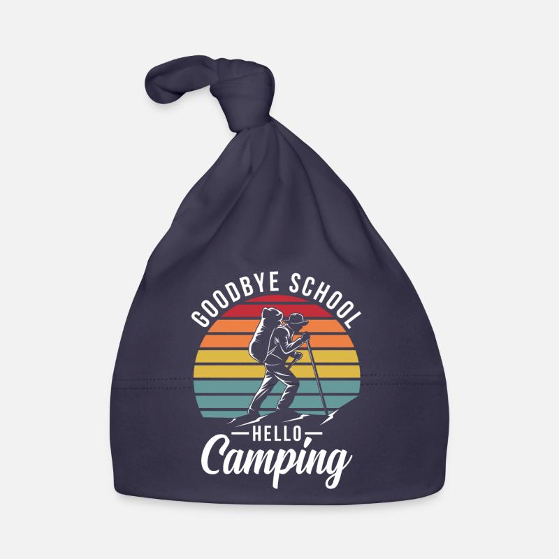 Tschüss Schule, Hallo Camping Baby Bio-Mütze