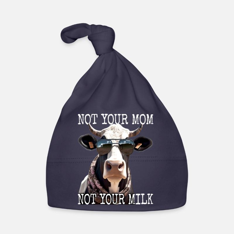 Pas ta mère Pas ton lait Végétalien Végétarien Végétarien Bonnet bio Bébé