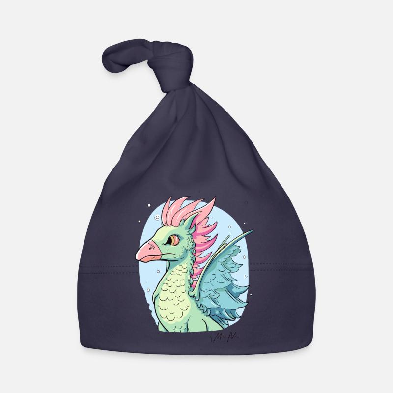 Un dragon aigle de dessin animé Bonnet bio Bébé