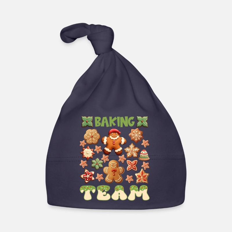 Équipe de cuisson de biscuits Noël Bonnet bio Bébé