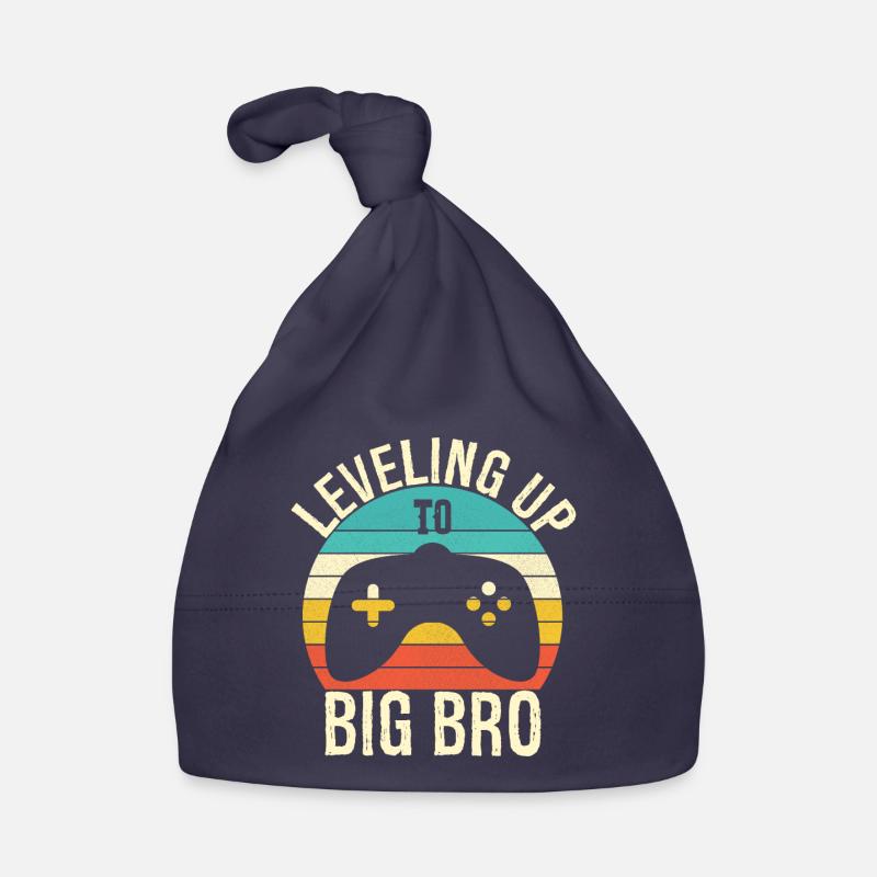 Leveling up to Big Bro - Bonnet bio Bébé - marine