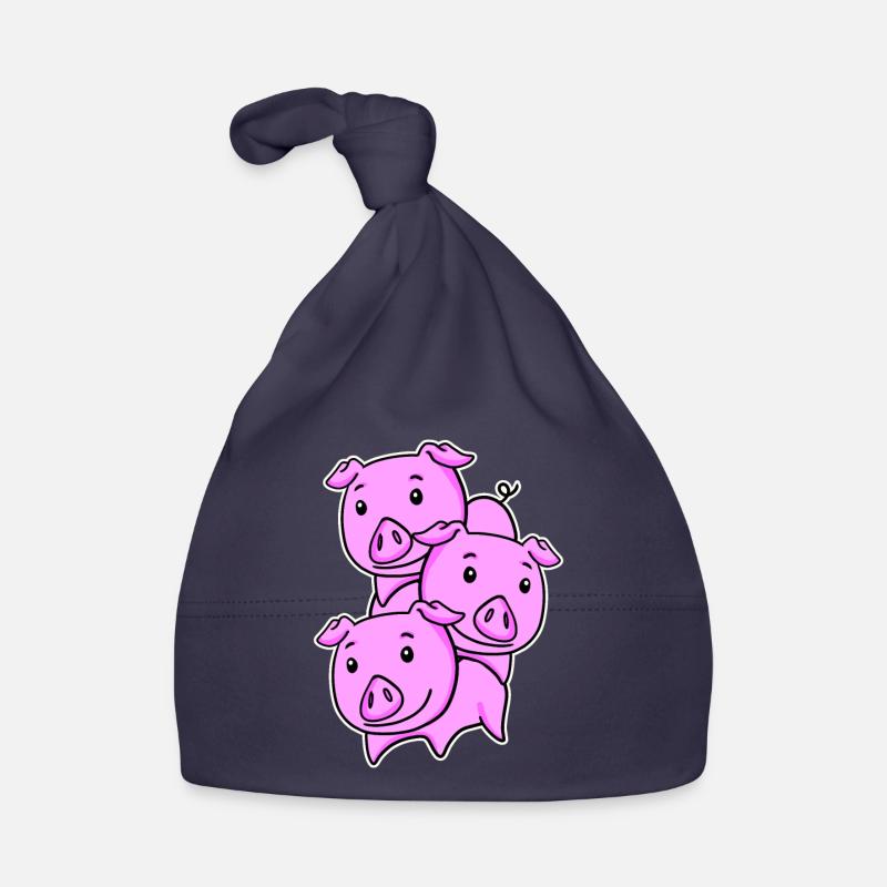 Cochons Cochon Cochon Bonnet bio Bébé