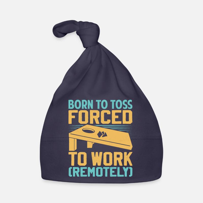 Born to throw - forced to work Organic Baby Cap