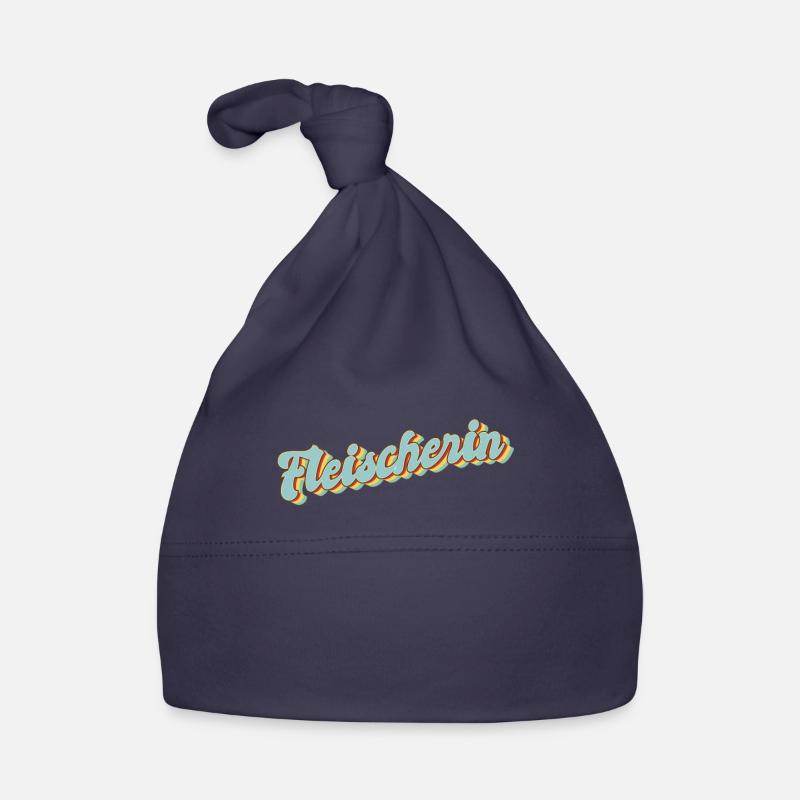 Metzger Abschluss-Geschenk Fleischerin Baby Bio-Mütze