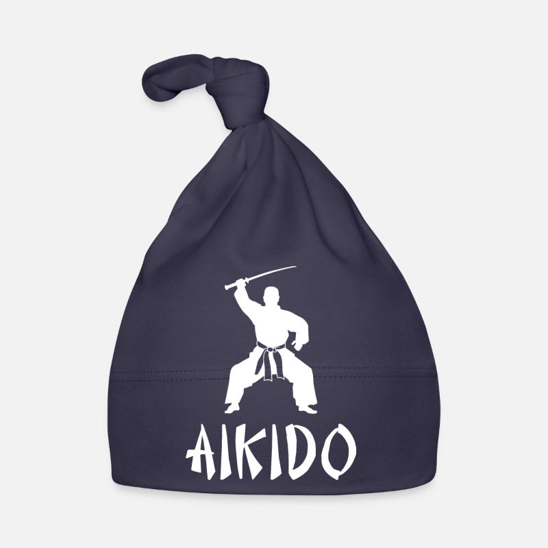 Aïkido - Bonnet bio Bébé - marine