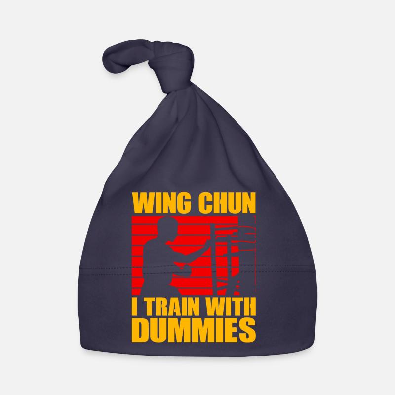 Wing Chun I train with Dummies Organic Baby Cap