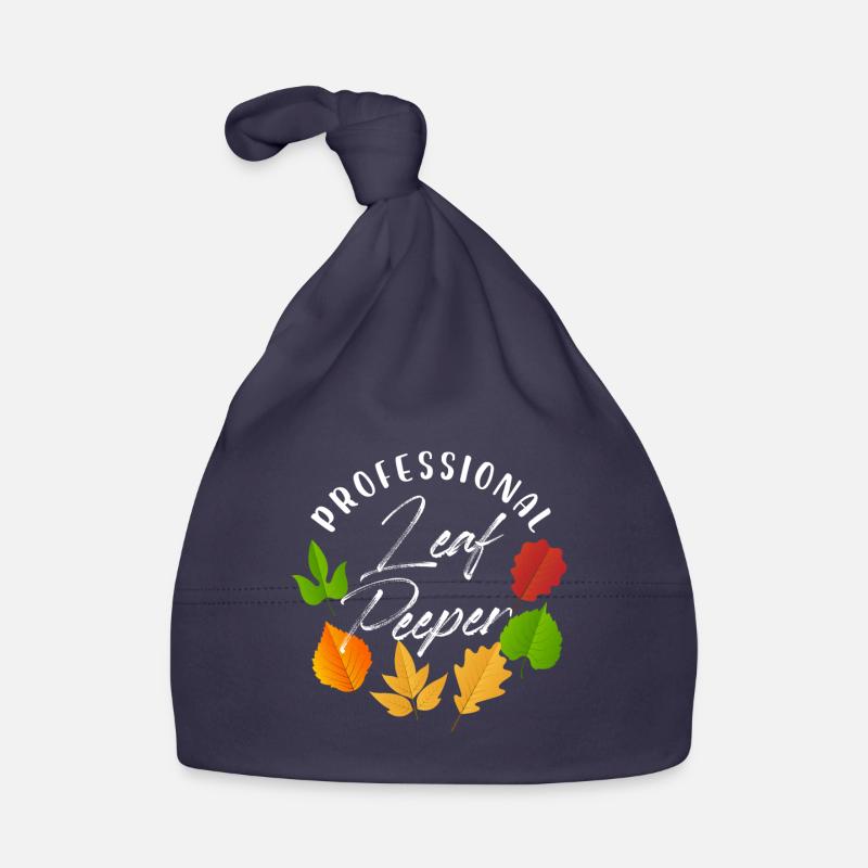 Professional Leaf Peeper Fall Peeping Leaves Organic Baby Cap