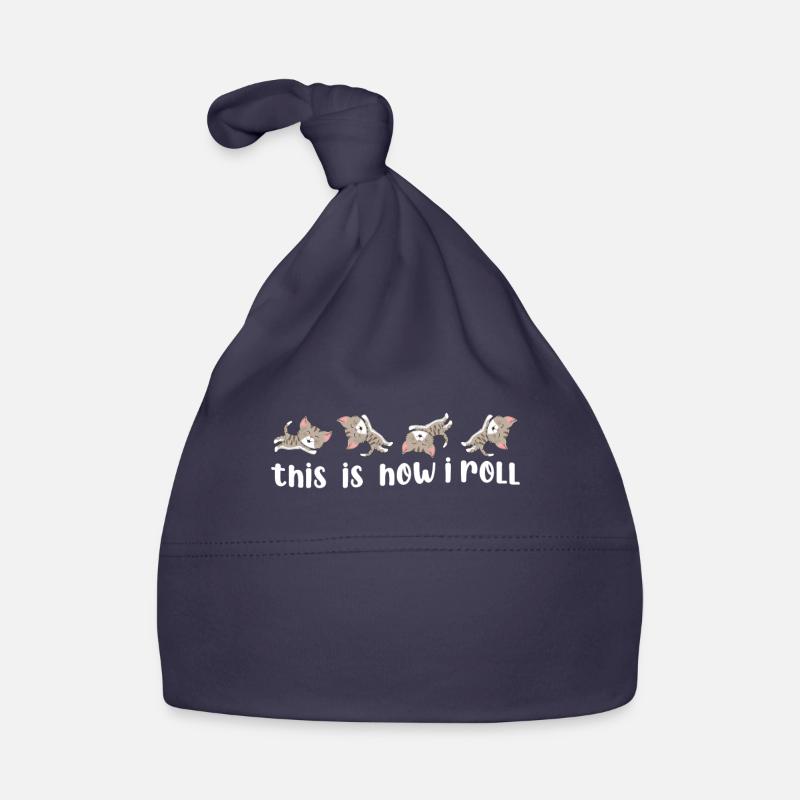 C'est comme ça que je roule mon doux chat Bonnet bio Bébé