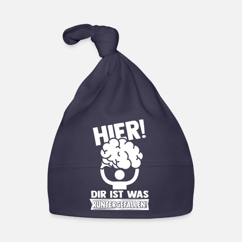 Hier! Dir Ist Was Runtergefallen! Strich Figur Geh Baby Bio-Mütze