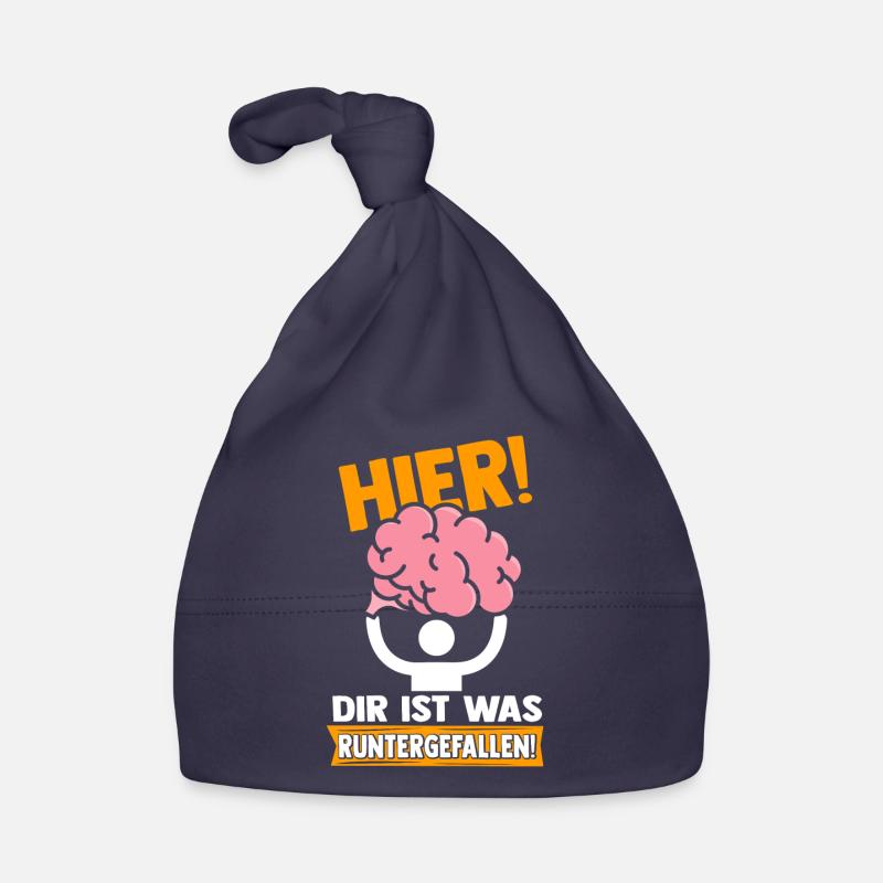 Hier! Dir Ist Was Runtergefallen! Strich Figur Geh Baby Bio-Mütze