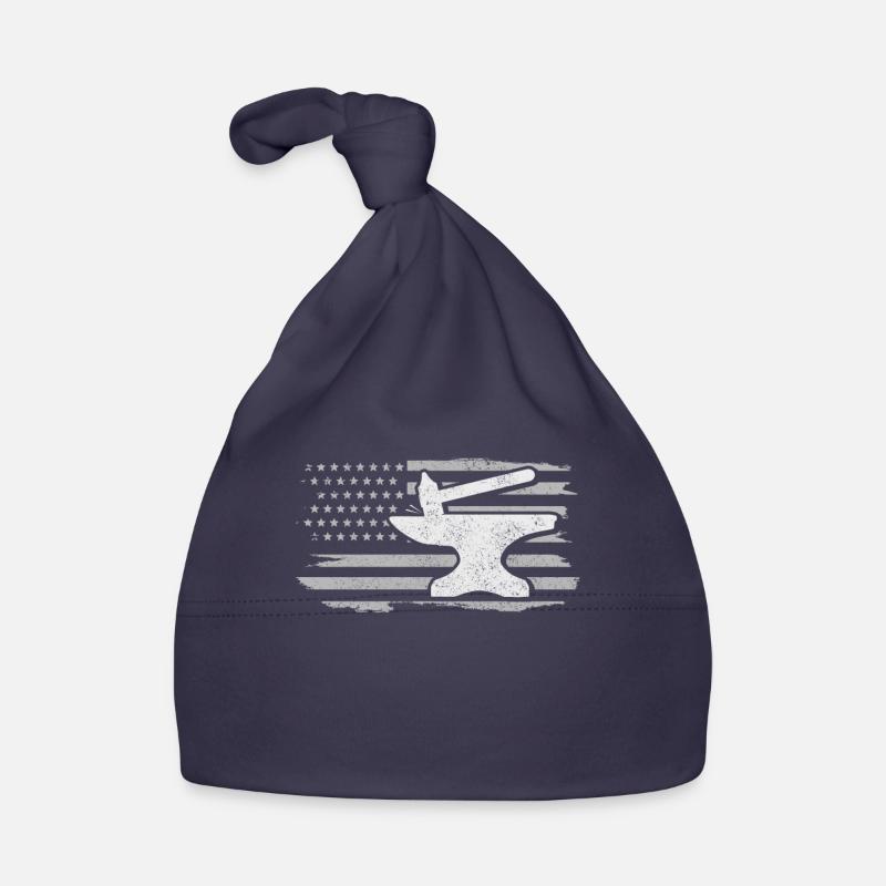 Forging Blacksmith Farrier Gift Organic Baby Cap