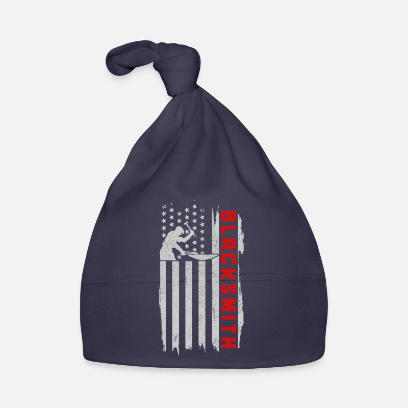 Forging Blacksmith Farrier Gift Organic Baby Cap