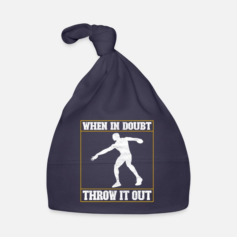 Diskuswerfer Diskuswerfen Baby Bio-Mütze