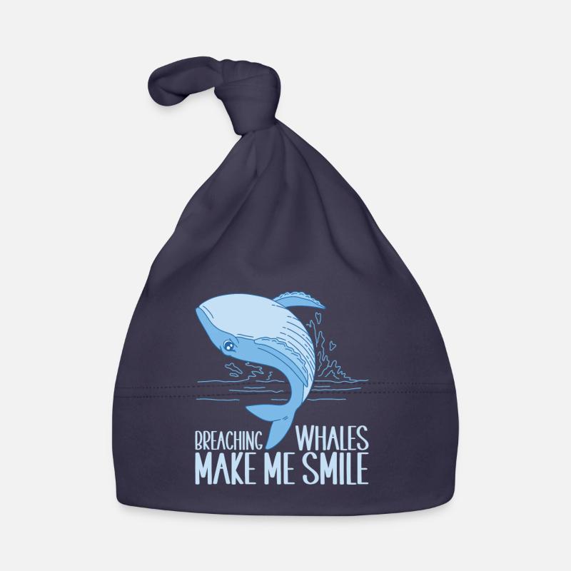Baleines Baleine Bonnet bio Bébé