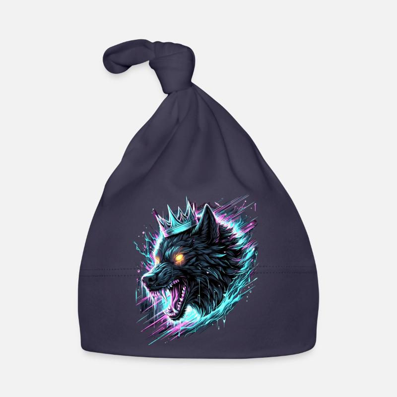 Royal Wolf Synthwave Bonnet bio Bébé