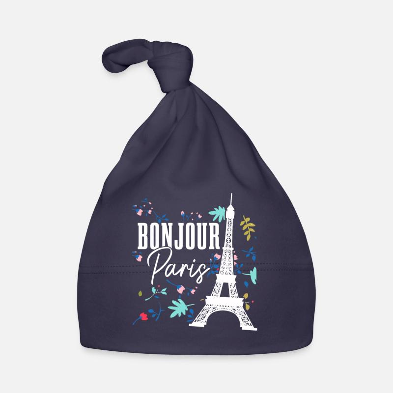 Paris Frankreich Eiffelturm Souvenir Baby Bio-Mütze