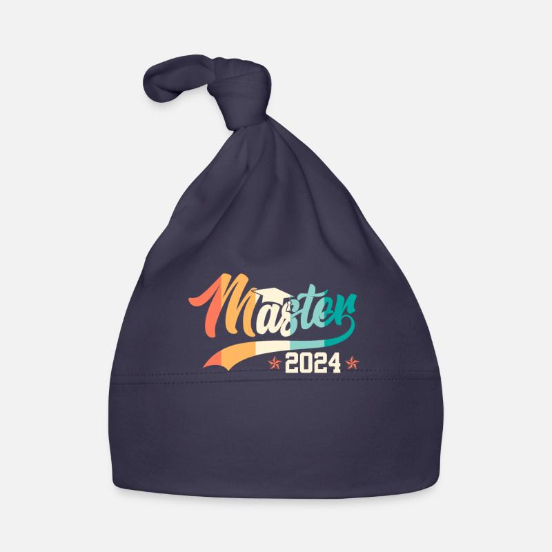 Master 2024 Diplôme de Master réussi Bonnet bio Bébé
