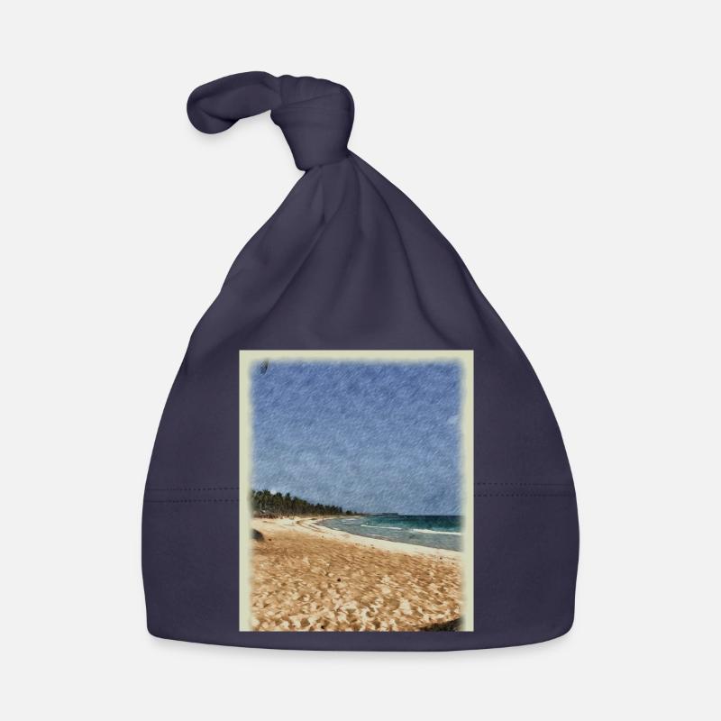 Meeresrauschen - Baby Bio-Mütze - Navy