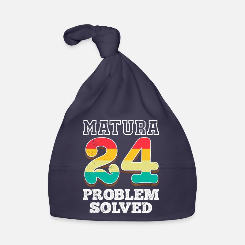 Matura 2024 PROBLEM SOLVED School Leaving Certificate Organic Baby Cap