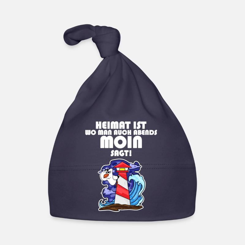 Nordsee Spruch Baby Bio-Mütze