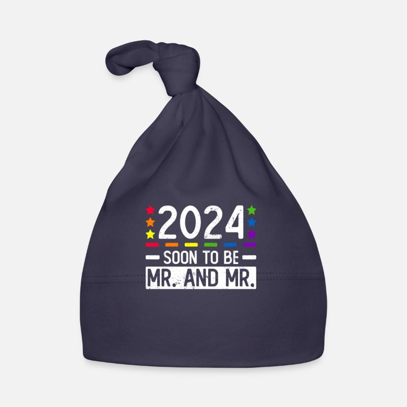 Gay Pride Hochzeit 2024 Homo-Ehe Baby Bio-Mütze