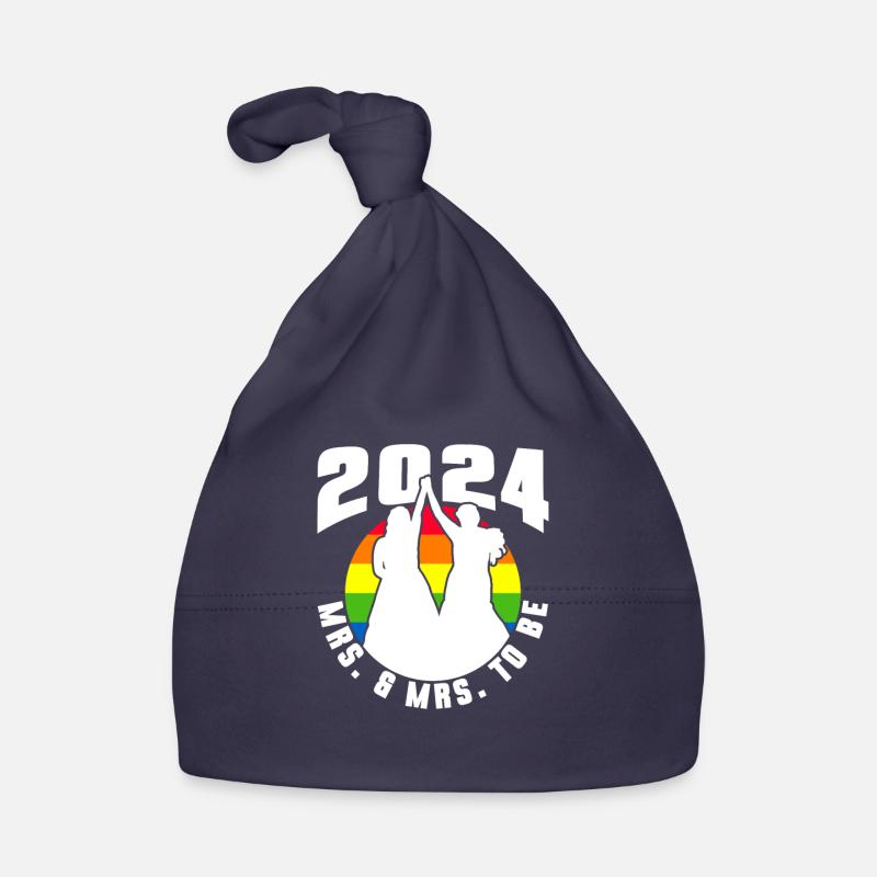 Gay Pride Lesbische Hochzeit 2024 Homo-Ehe Baby Bio-Mütze