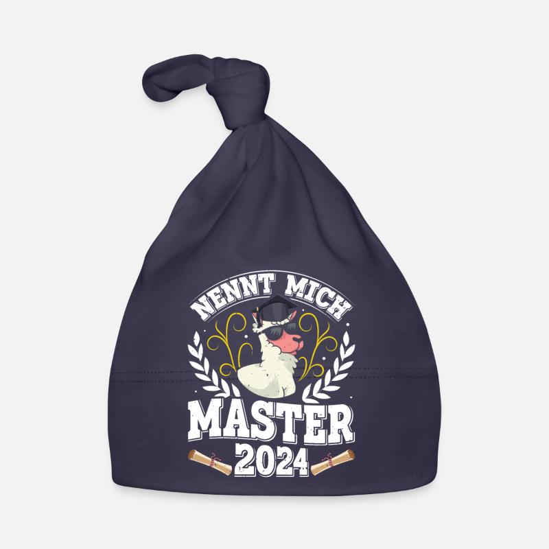 Masterarbeit Geschafft Nennt mich Master 2024 Baby Bio-Mütze