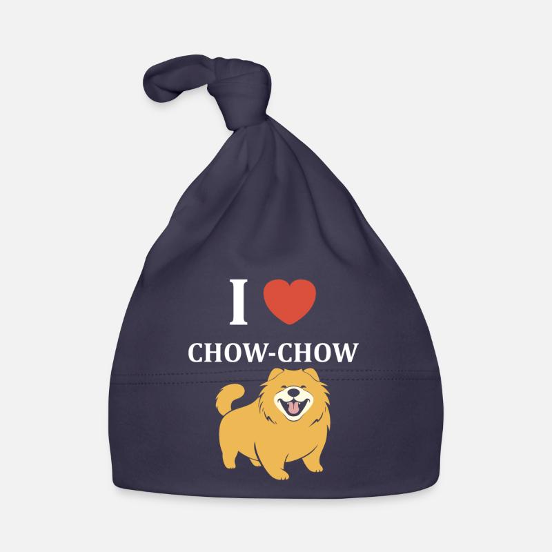 Chien chow chow Bonnet bio Bébé