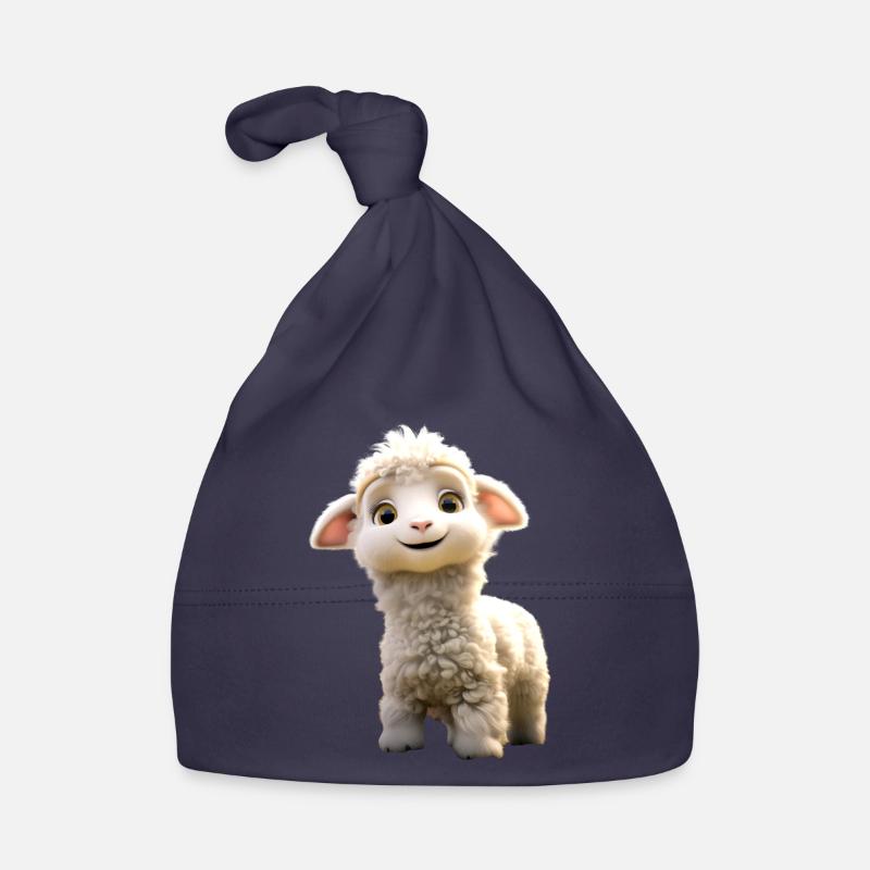 Schaf Lamm Mäh Schäfchen Schäfer Süße Schafe Schaf Baby Bio-Mütze