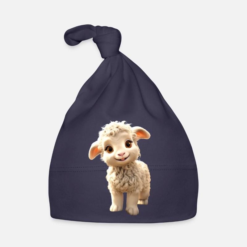 Sheep Lamb Mow Sheep Shepherd Cute Sheep Sheep Organic Baby Cap