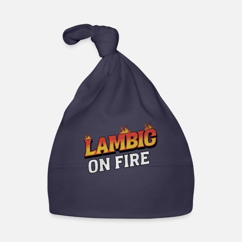 Lambic On Fire – Passionate Verses & Craft Brews Organic Baby Cap