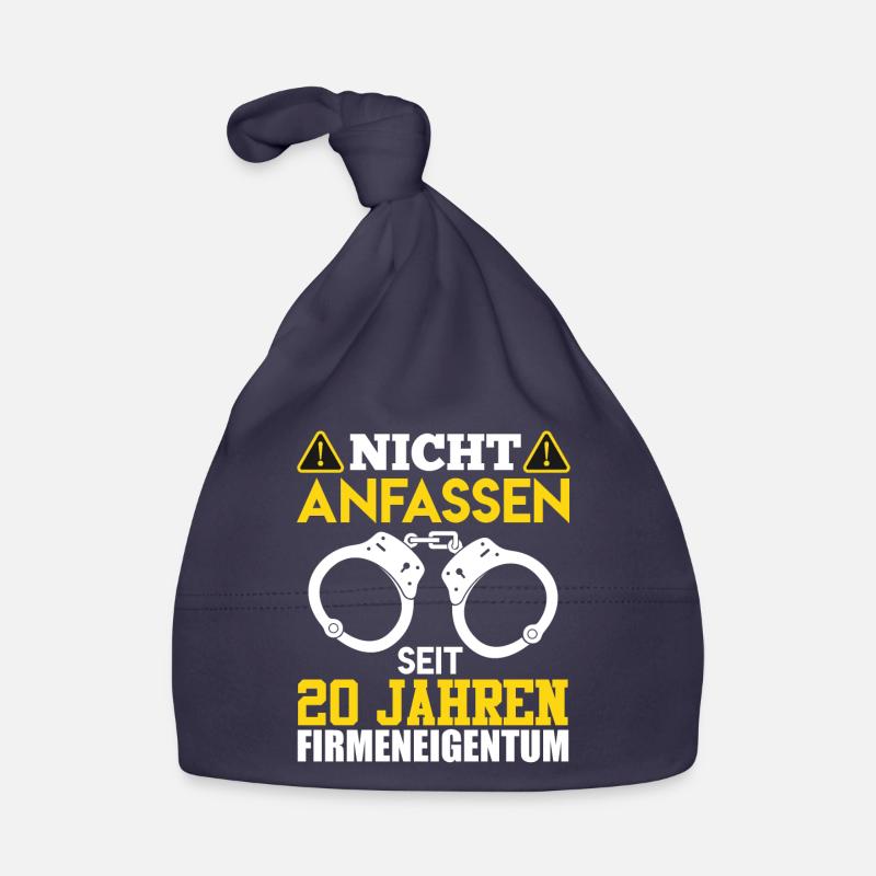 Don't touch work anniversary 20 years Organic Baby Cap
