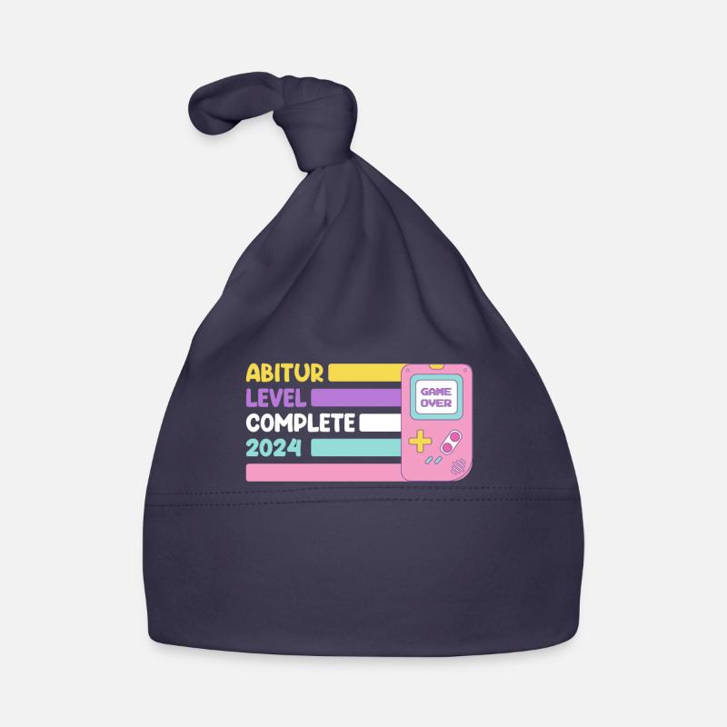 Abitur Level Complete 2024 Diplômé du secondaire drôle Bonnet bio Bébé