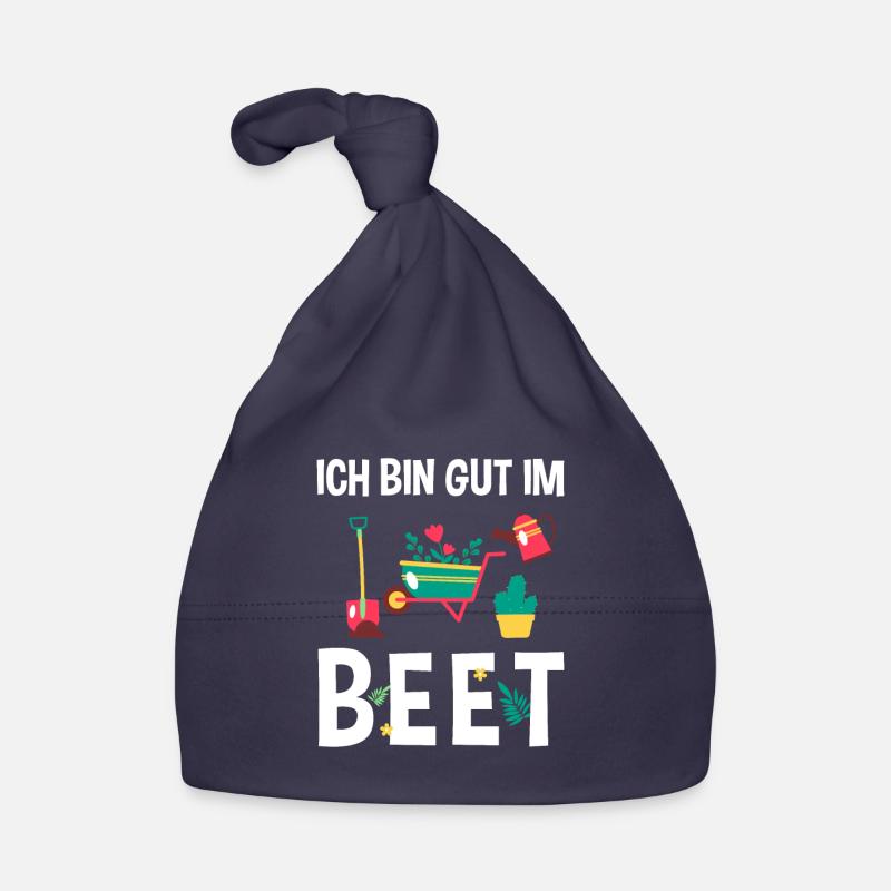 Ich Bin Gut Im Beet Gärtner Baby Bio-Mütze
