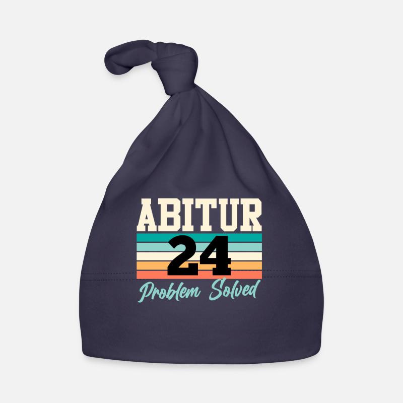 Abitur 2024 Problem Solved High School Graduates Funny Organic Baby Cap