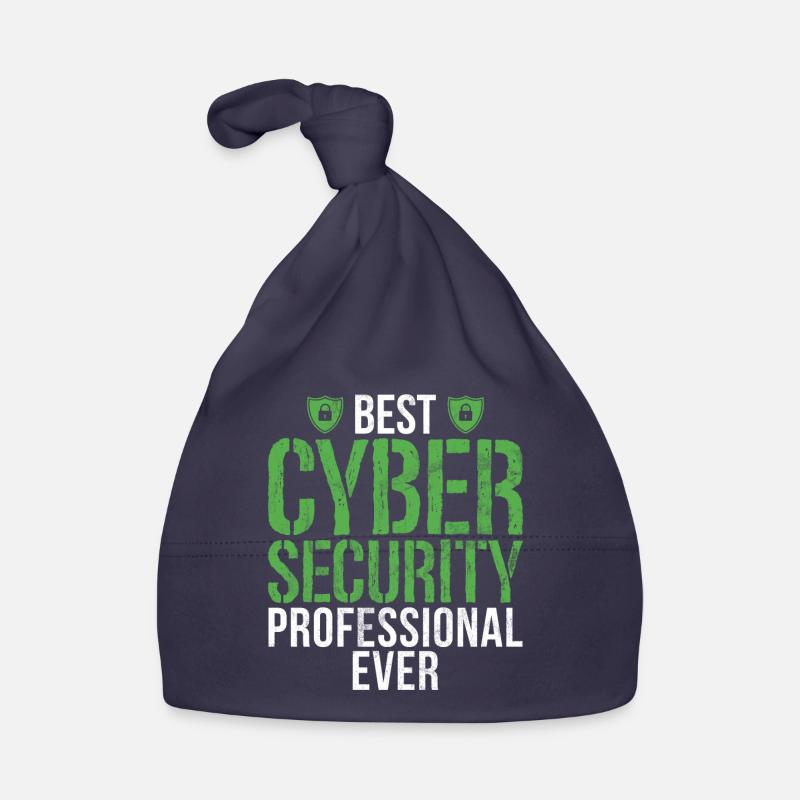 Cyber security hacker hacking Organic Baby Cap