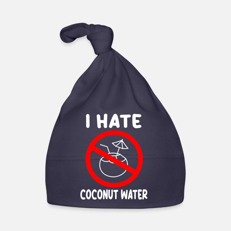 I hate coconut water Organic Baby Cap
