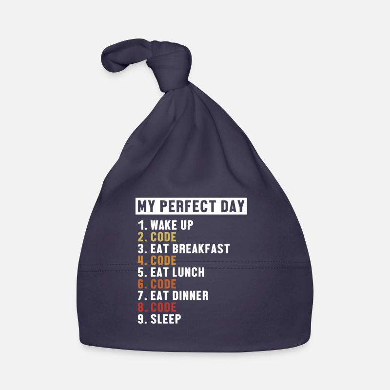 Coding Perfect Day Developer Softwareingenieur Baby Bio-Mütze