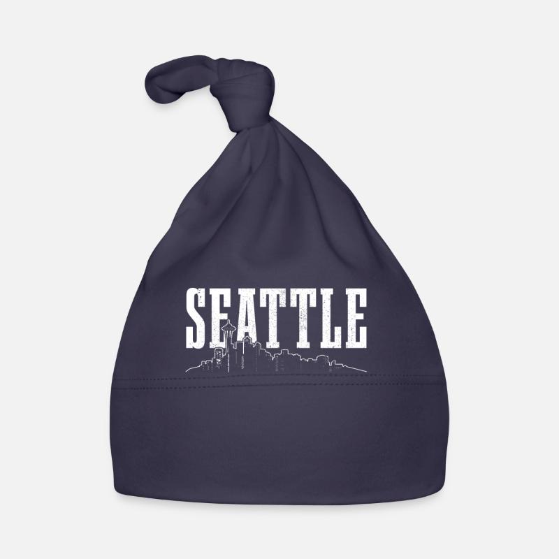 Seattle Washington Souvenir Geschenk Baby Bio-Mütze