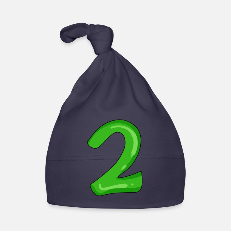 Deux - 2 - Numéro Numéro - Bonnet bio Bébé - marine