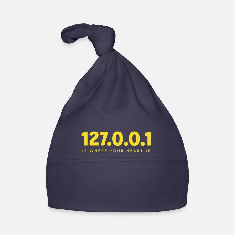 127.0.0.1 – A Programmer's Heart Organic Baby Cap