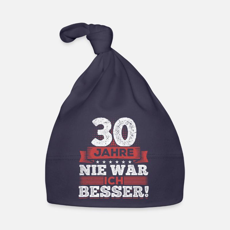 30. Geburtstag Baby Bio-Mütze