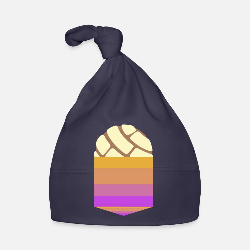 Concha Pan Dulce y Chisme Mexicain Bonnet bio Bébé