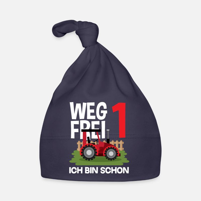 1. Geburtstag Traktor 1 Jahr Geburtstagsshirt Baby Bio-Mütze