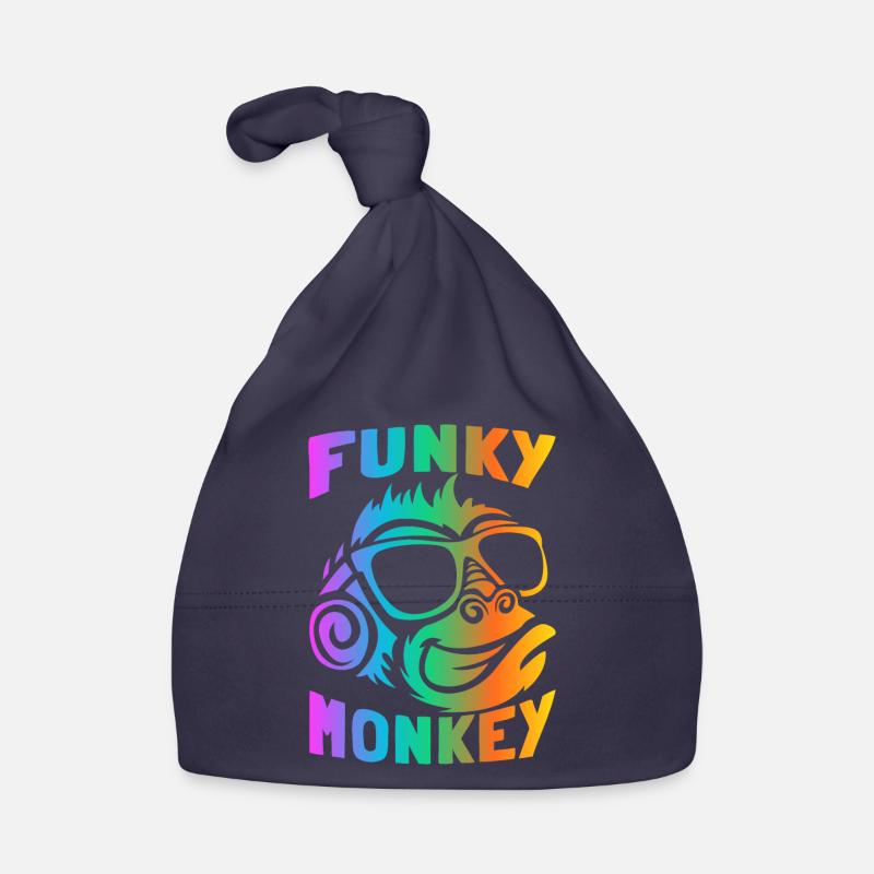 Funny Monkey Organic Baby Cap